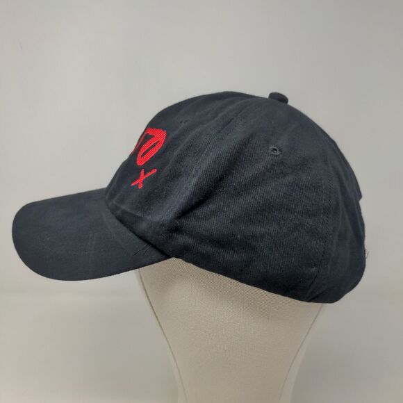 Headshot Men's Slideback Hat Black Adjustable Embroidered Logo Taboo X - Picture 3 of 7